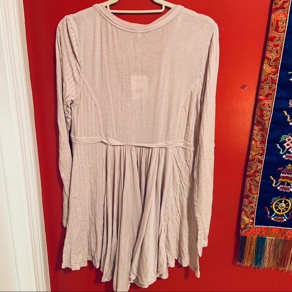 Free People Birdie Henley slit tunic mini dress - Picture 9 of 9